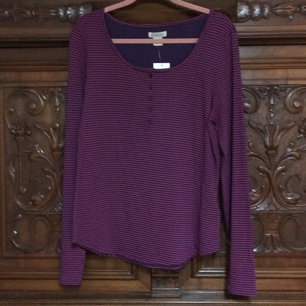 Lucky Brand 🍀 NWT 🍀 5 button Henley